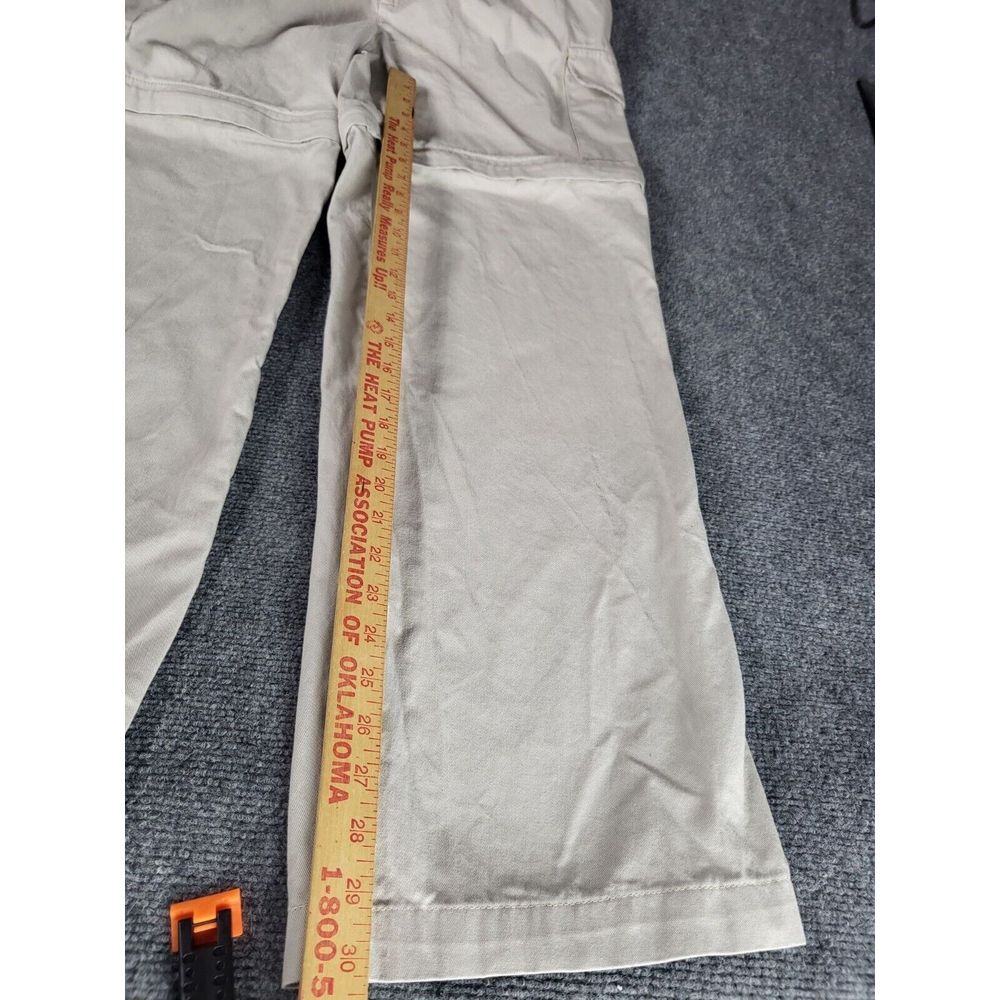 African Nature Company Cargo Pants Men Sz 38‎ Khaki Utility Outdoors Workwear - Picture 2 of 9